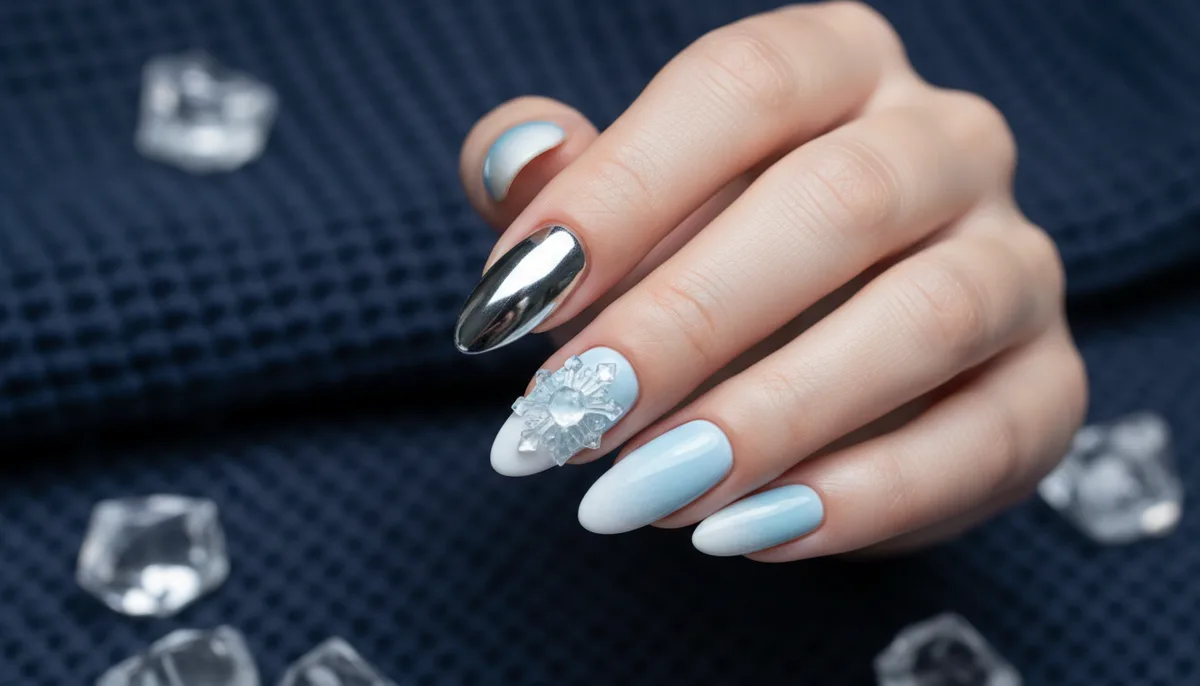 Nail art hiver 2025 : 10 designs glacés, prix et tendances pro